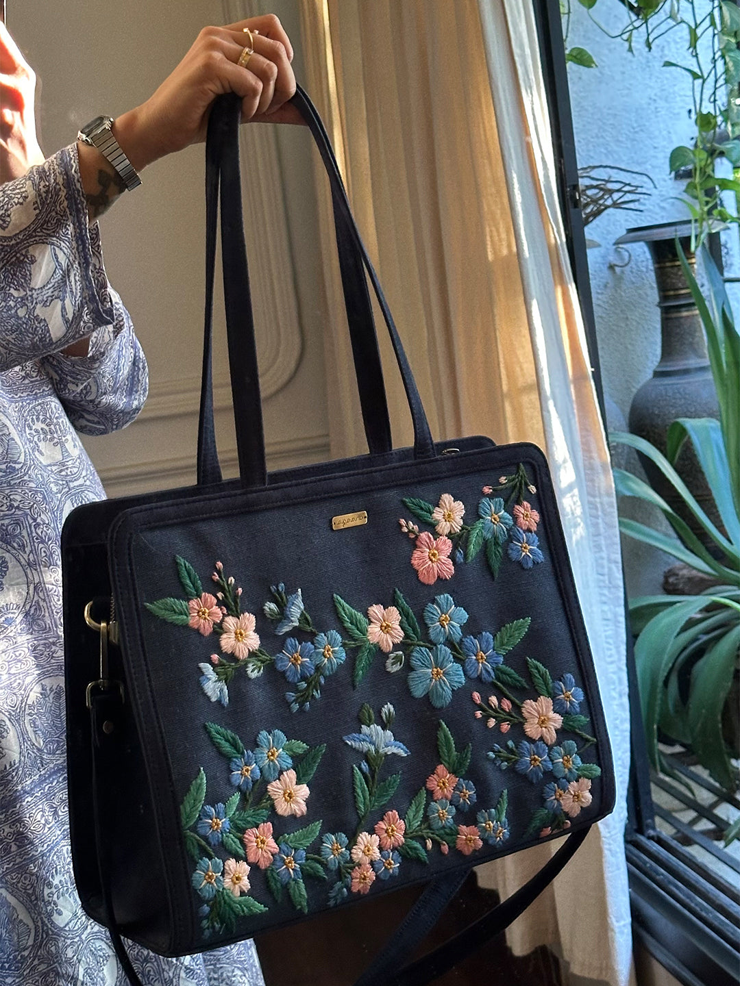 Forget Me Not Work Tote Bag