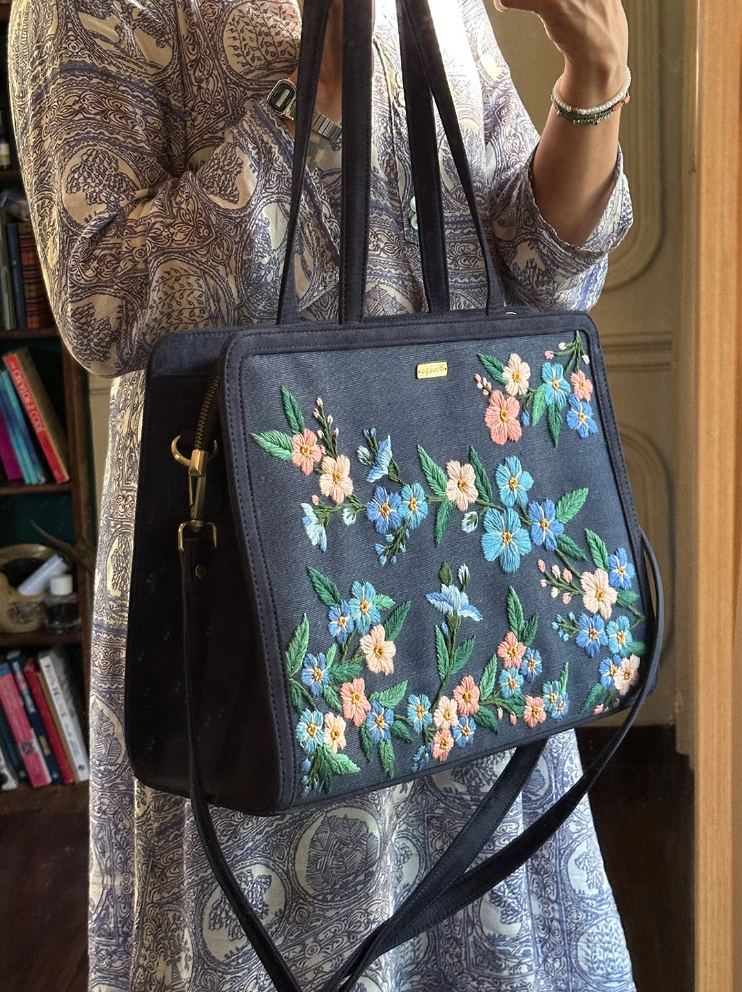 Forget Me Not Work Tote Bag