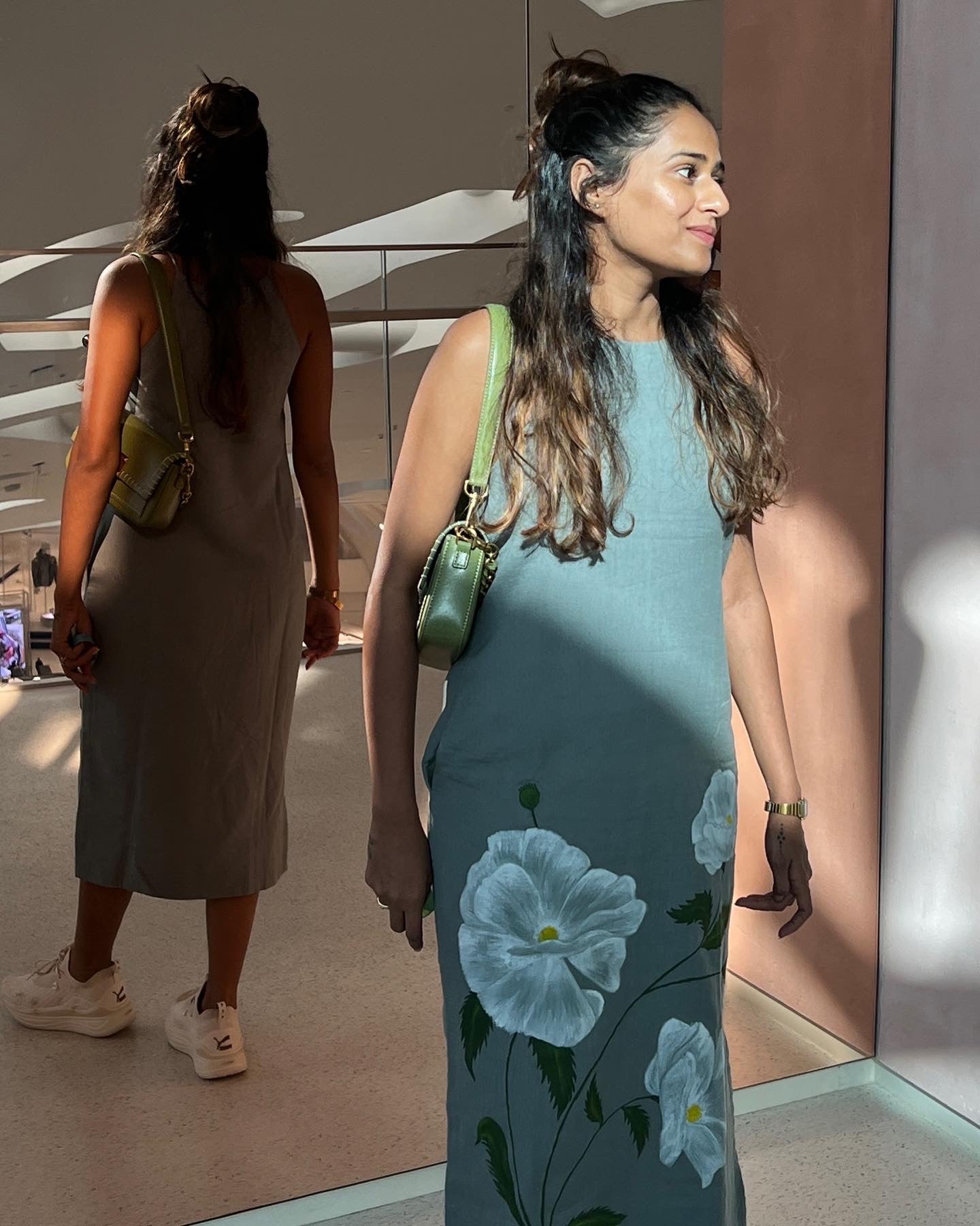 Lush Sea Salt Hand-painted dress