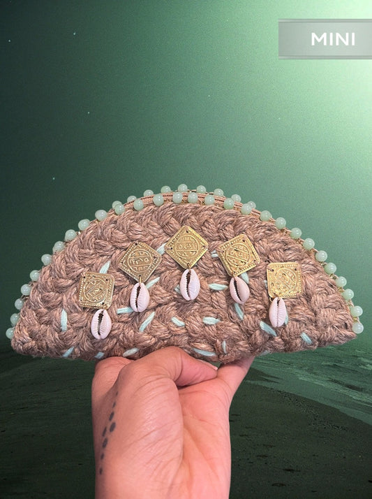 MINI HalfMoon ~ Sea Shell Coin bag