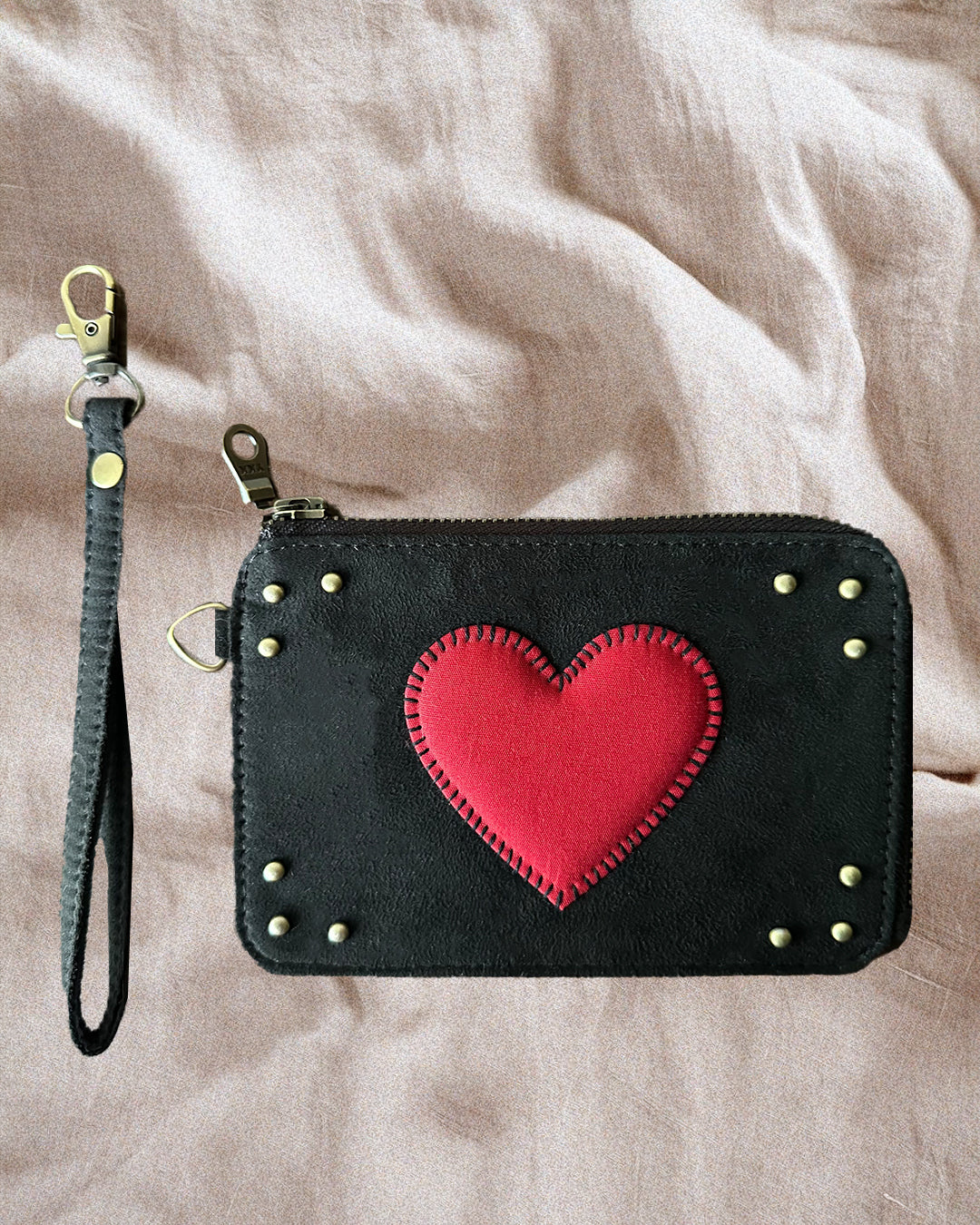 Big Little Heart Wristlet