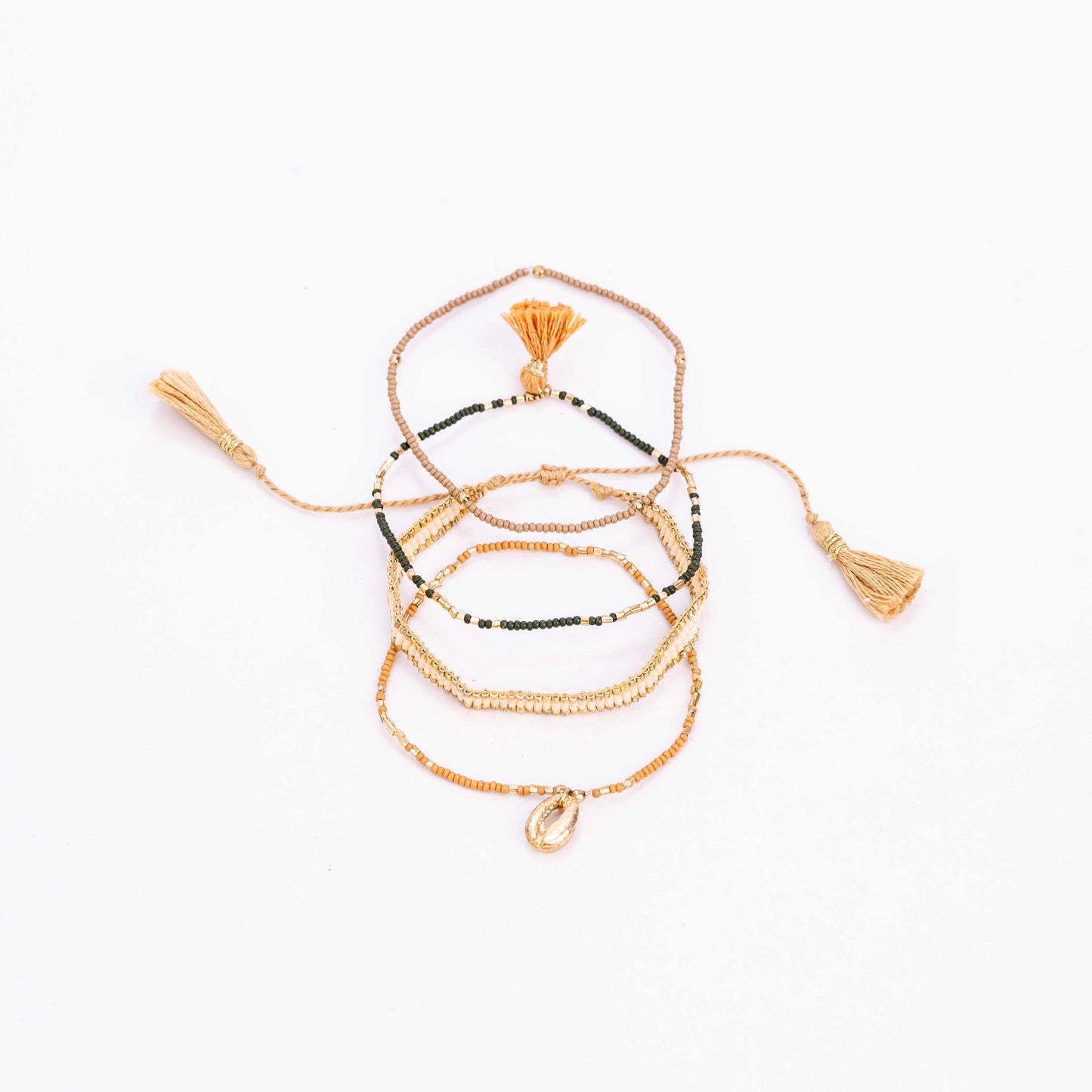 Sea Sand Bracelet Stack