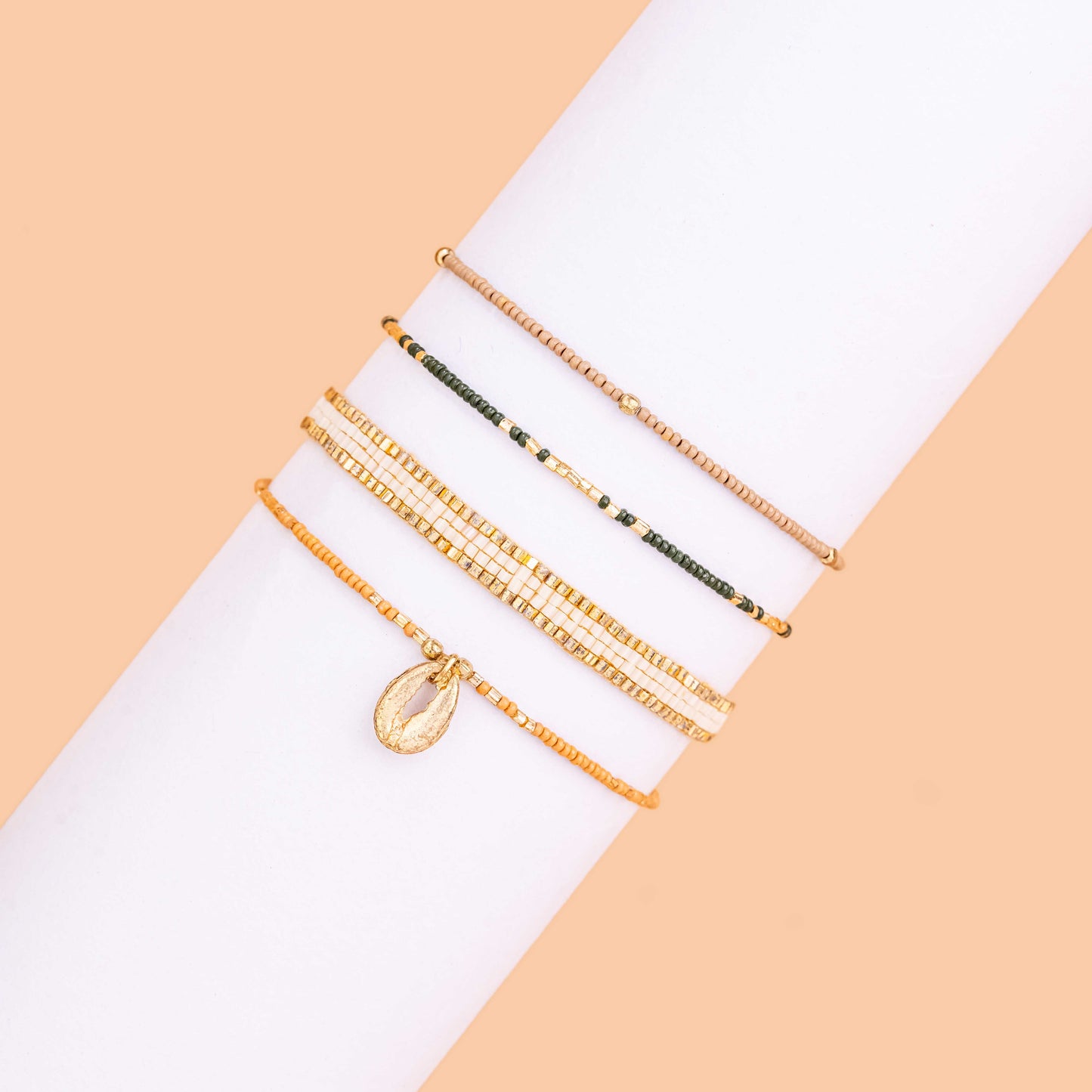 Sea Sand Bracelet Stack