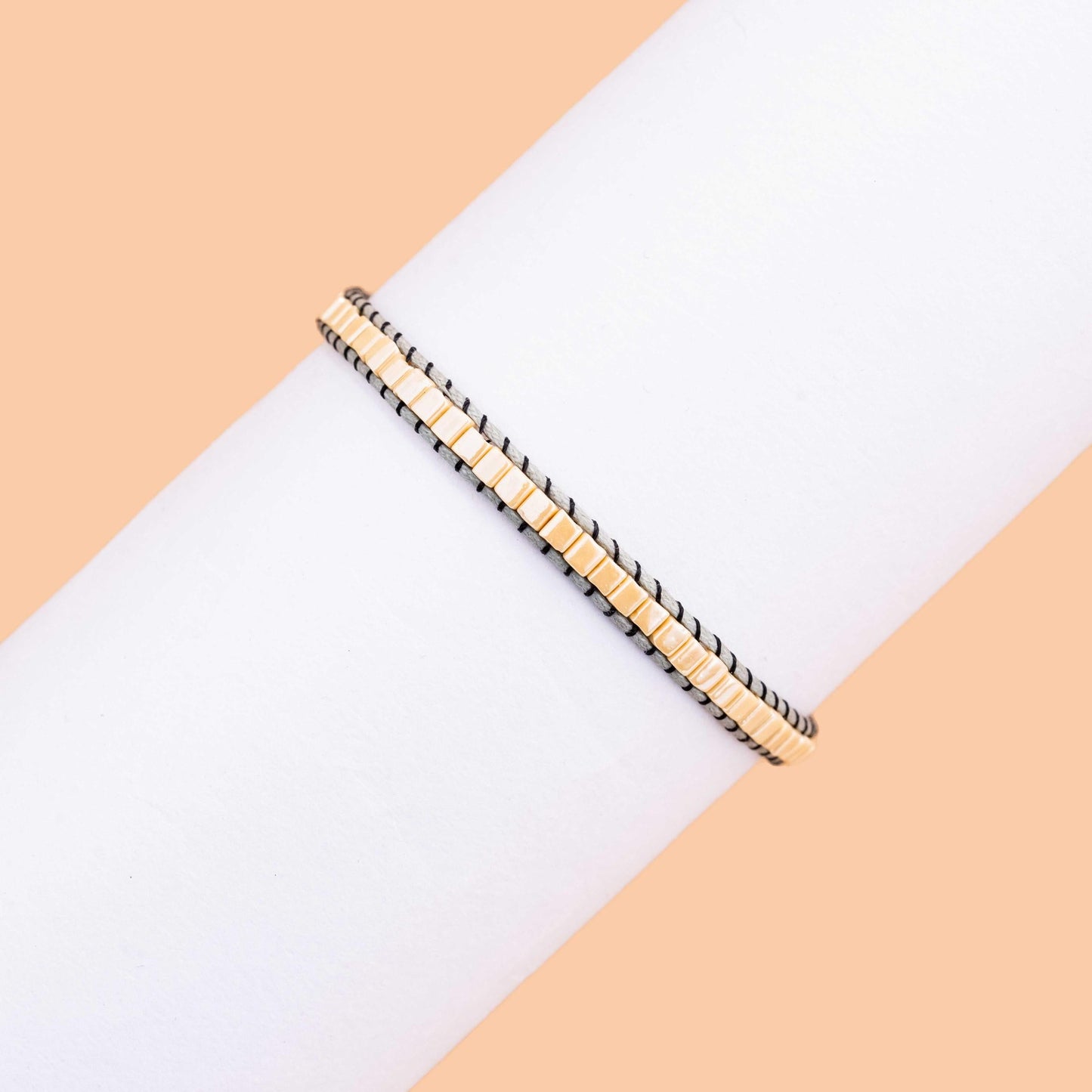 Single White Bracelet