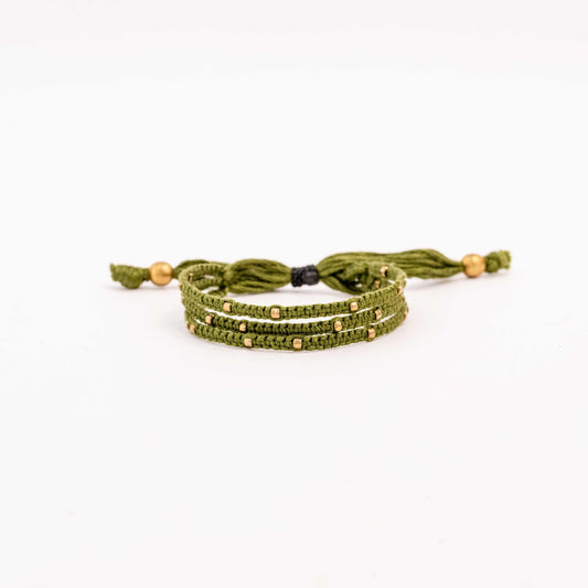 Golden Olive bracelet