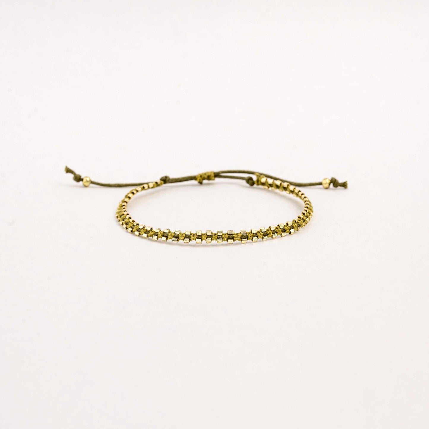 Delicate Olive Bling Bracelet