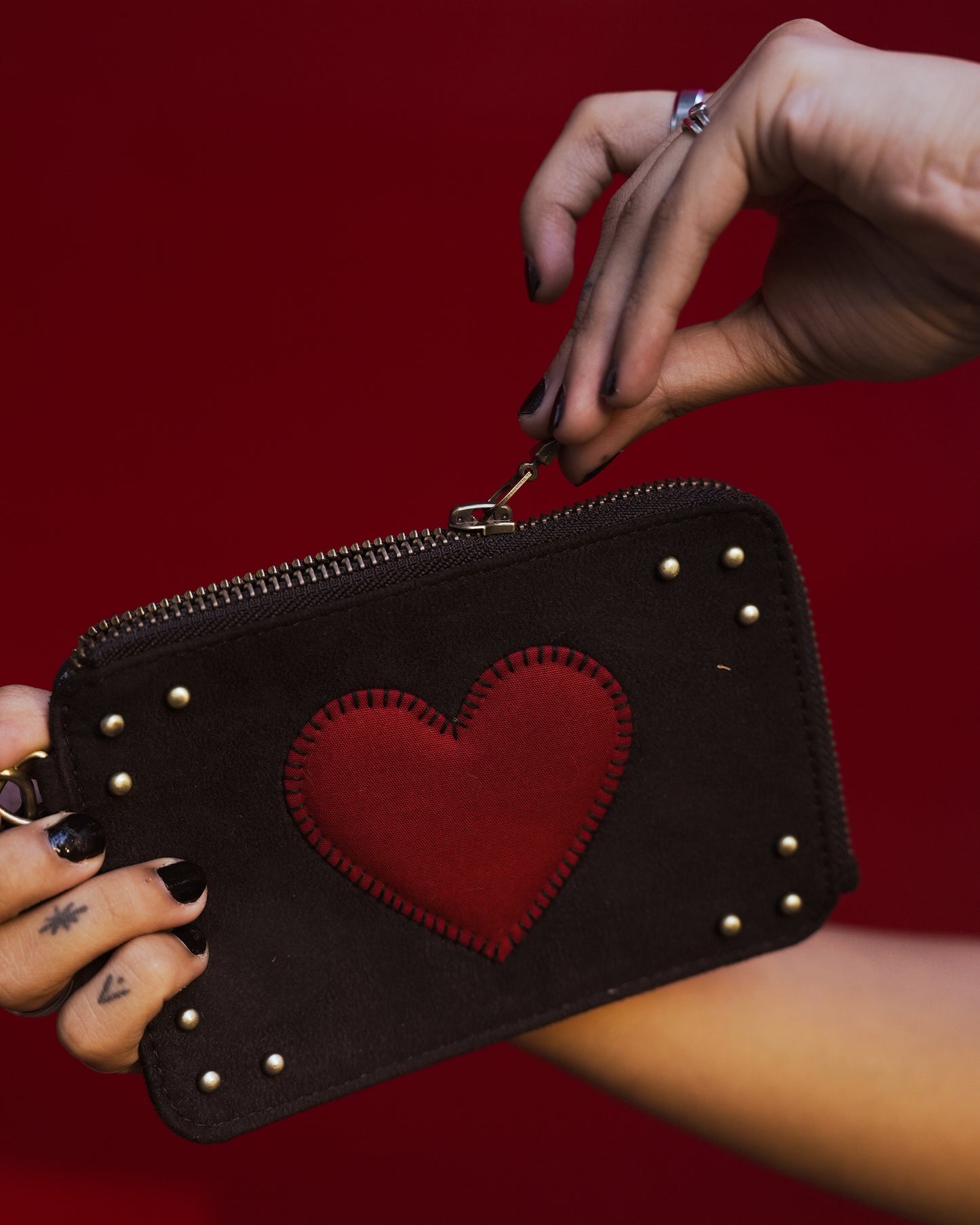Big Little Heart Wristlet