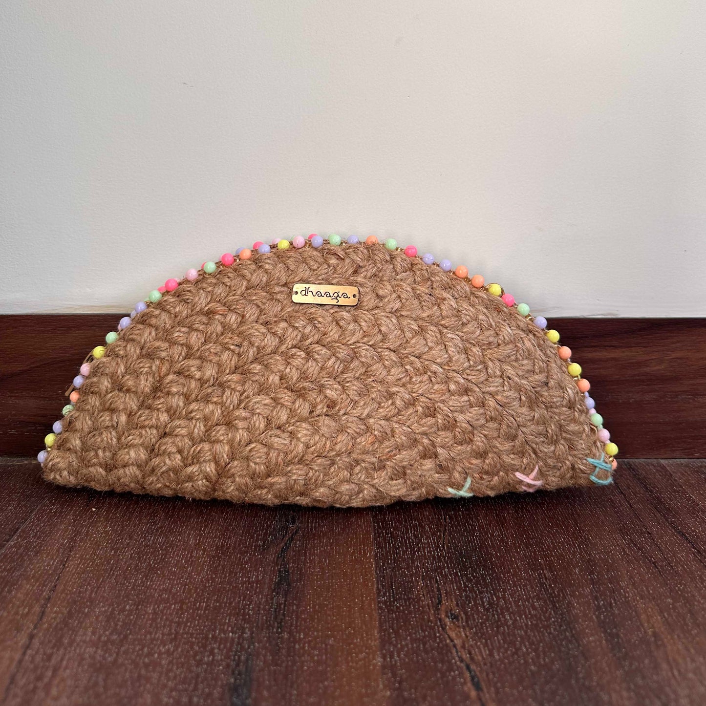 Happy Candy Half Moon Clutch Bag