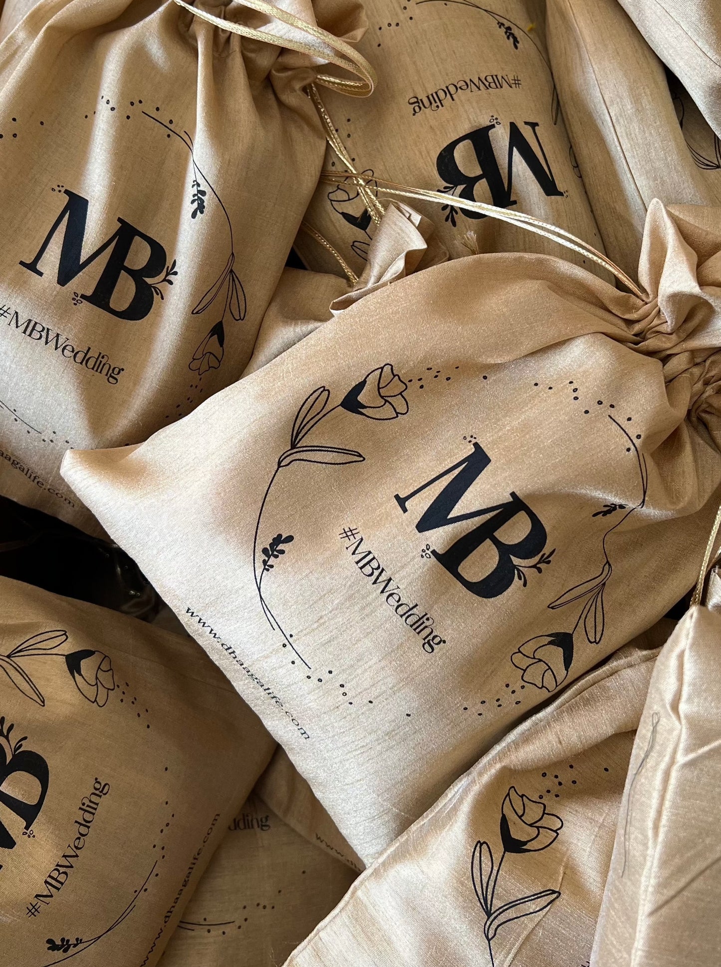 Navy Country Potli Bag