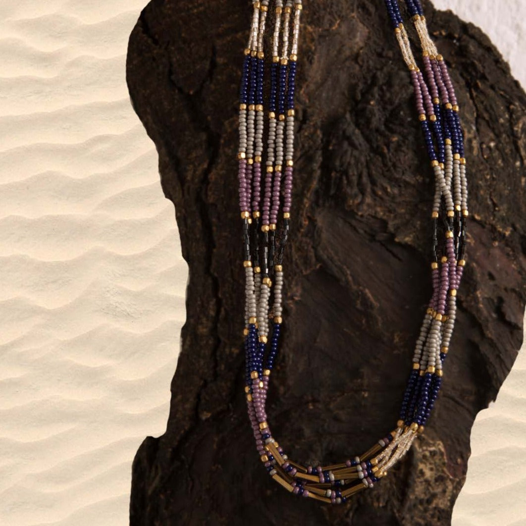 Lavender Twist Necklace