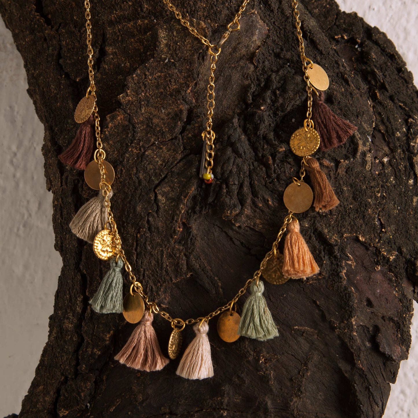 Earthy Tassel Necklace