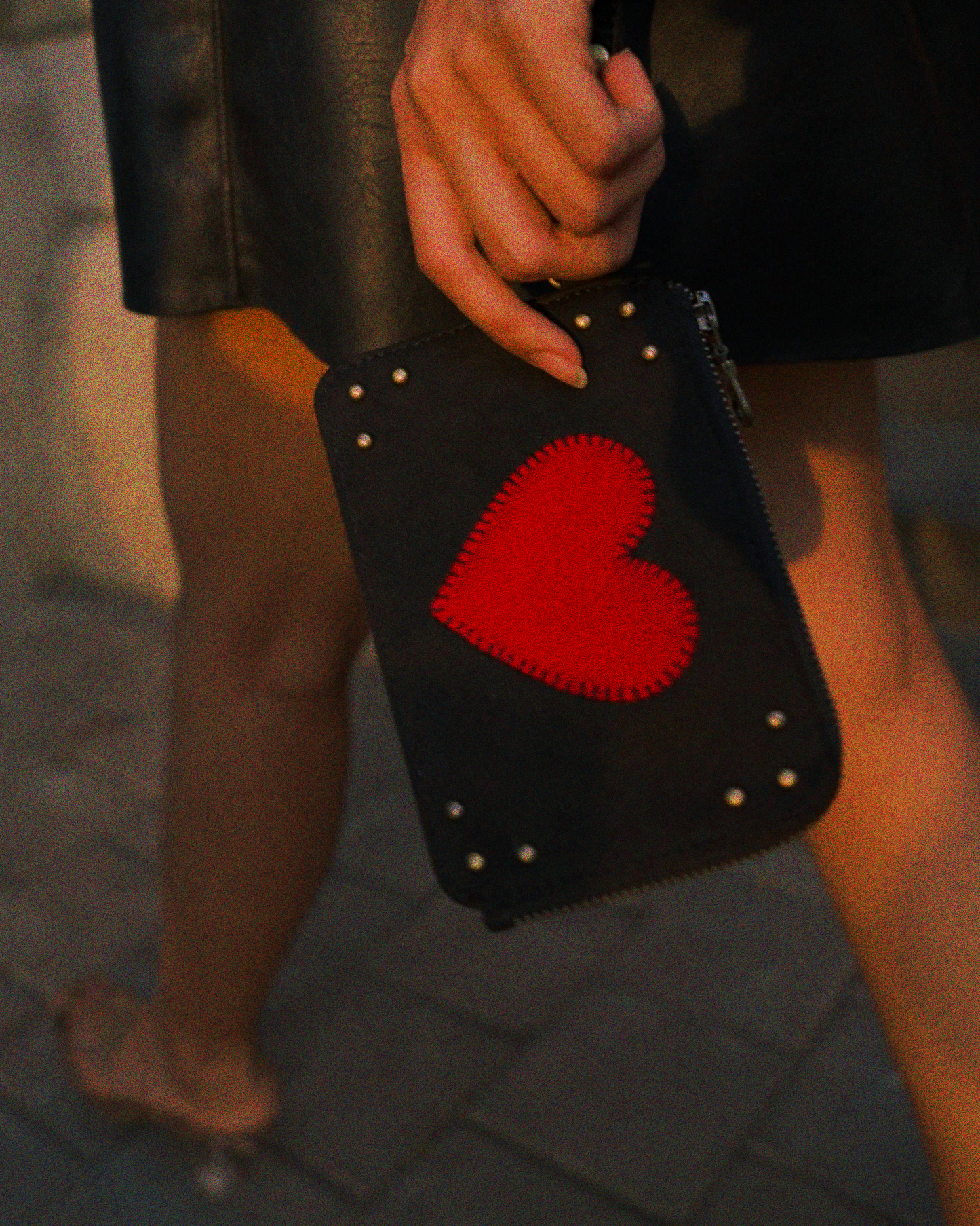 Big Little Heart Wristlet