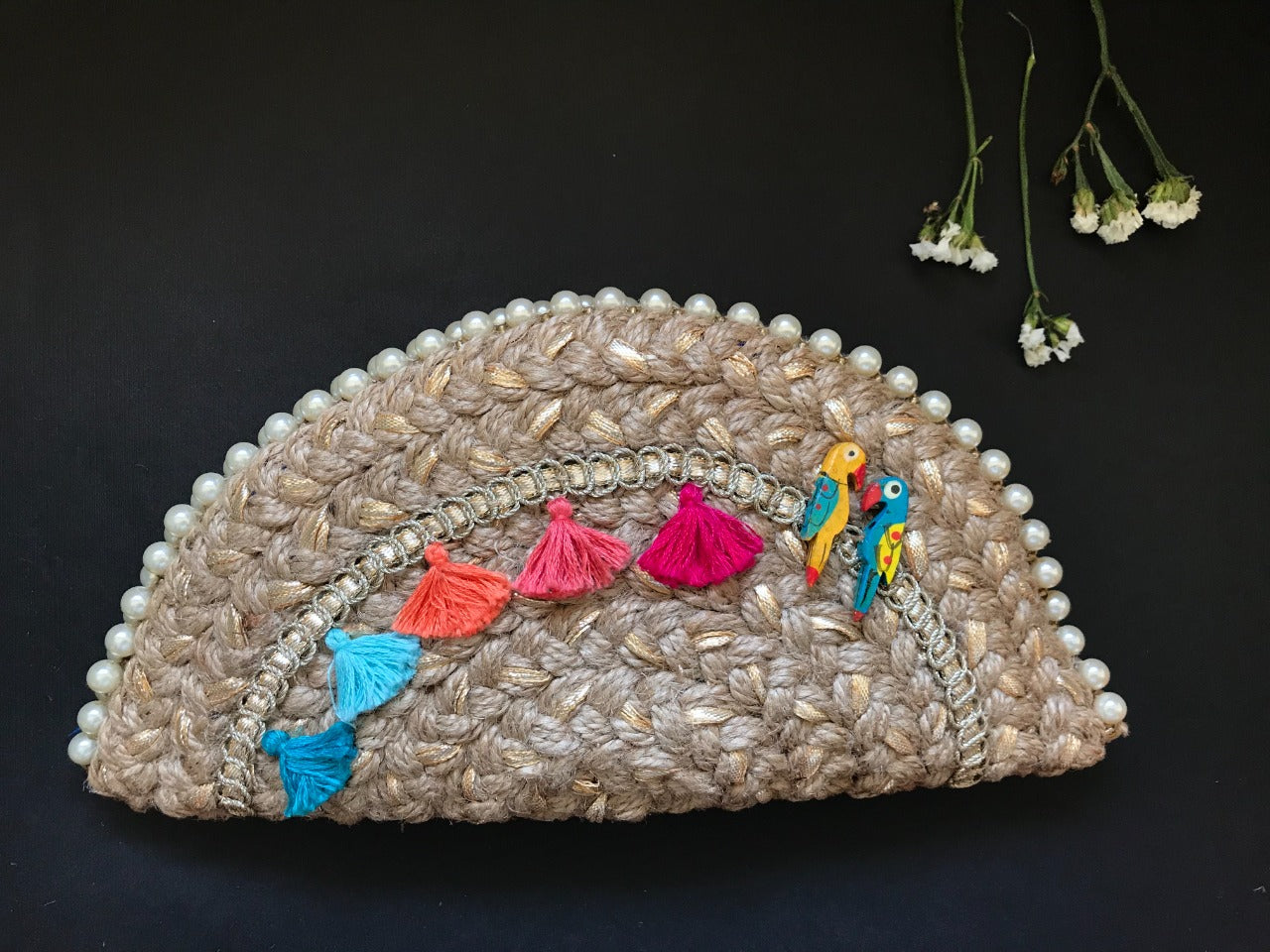 Tota Tassel Half-moon