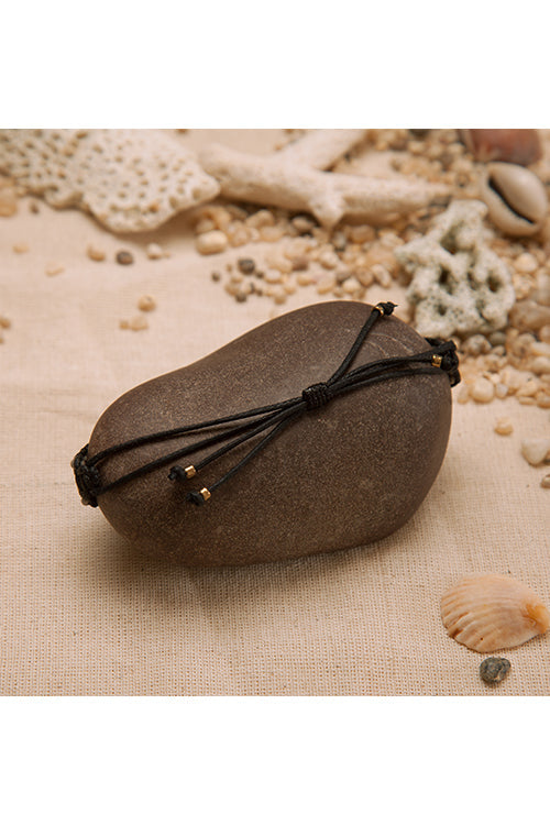 Grey Golden Ladder Bracelet