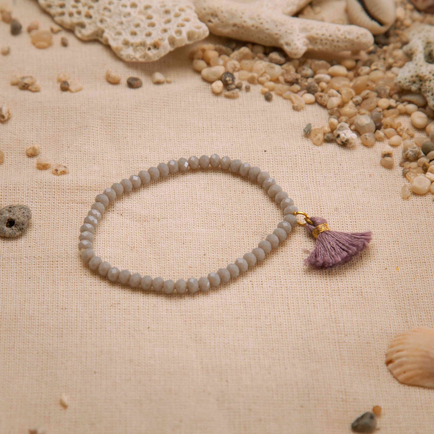 Gray Crystal Bracelet