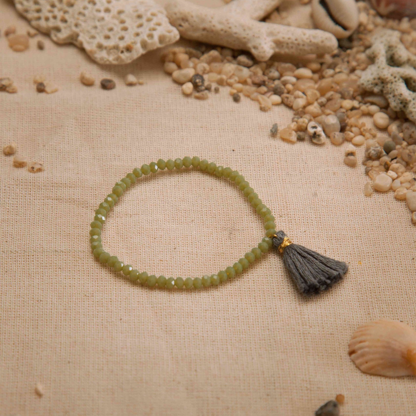 Lime Crystal Bracelet