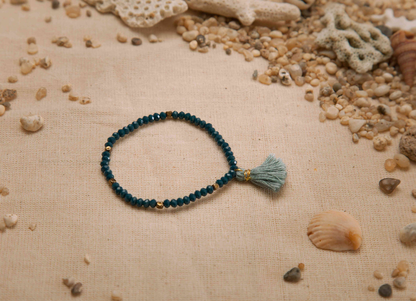 Teal Crystal Bracelet