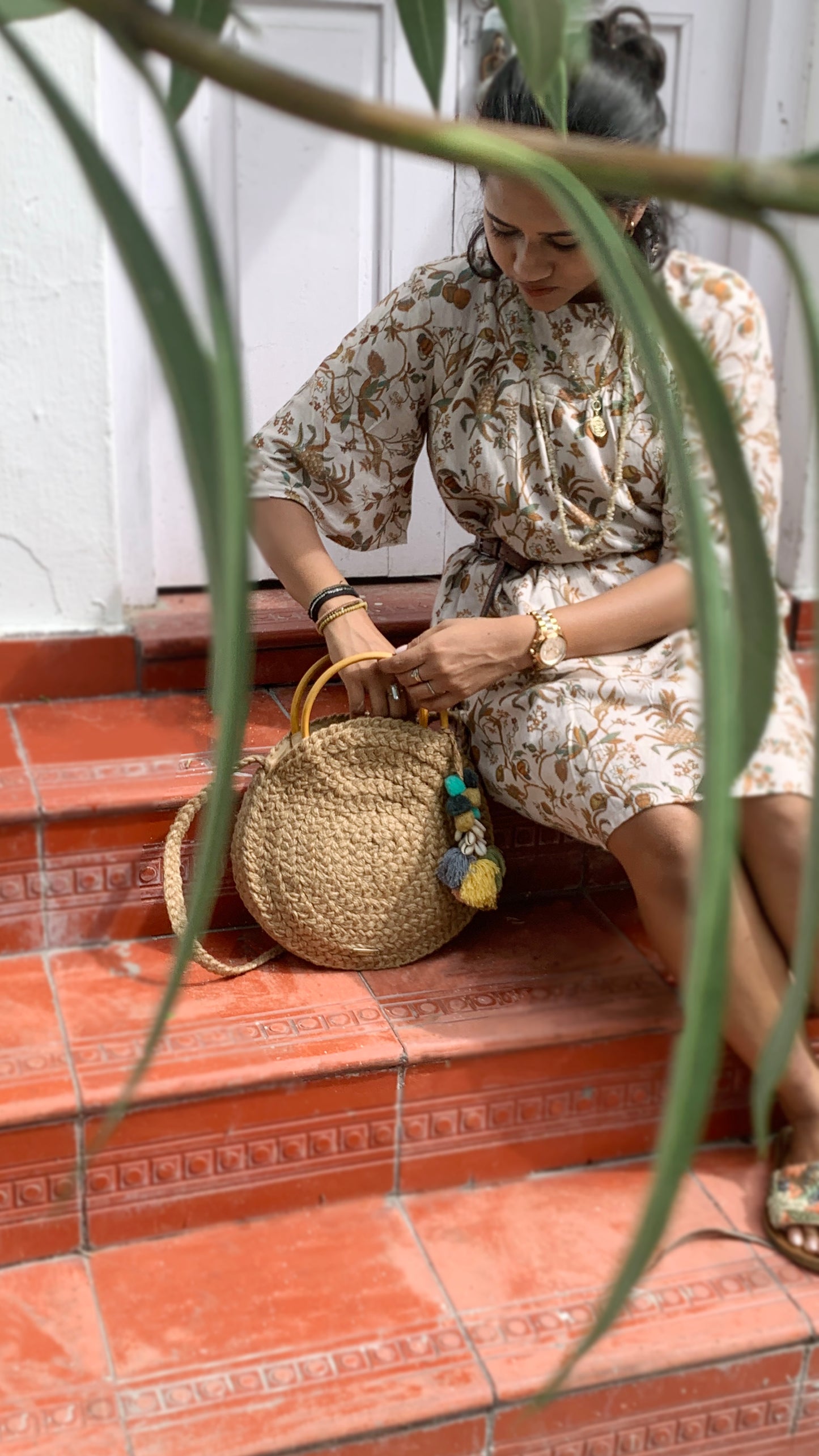 All Natural Aztec Sun Bag