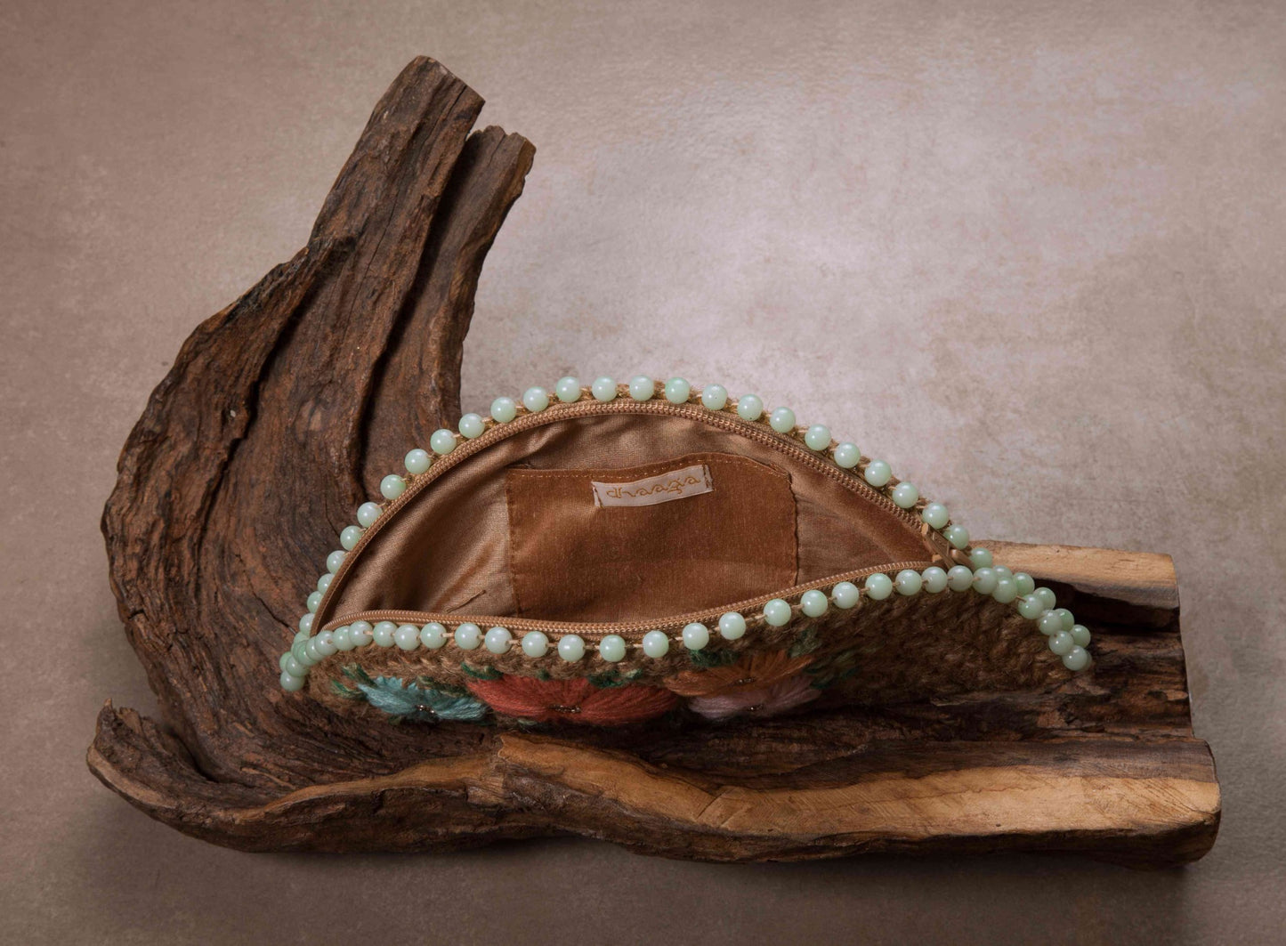 Pastel Half Moon Clutch Bag