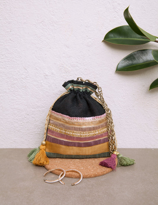 Midnight Glam Potli Bag
