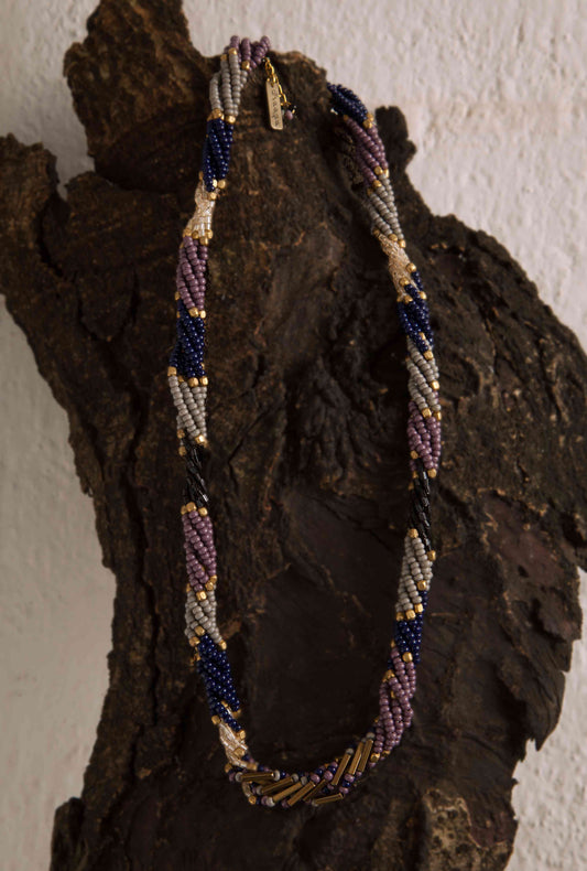 Lavendar Twist Necklace