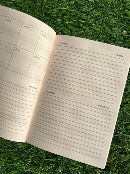 Blossom Journal & Planner 2026 Hand-Embroidered