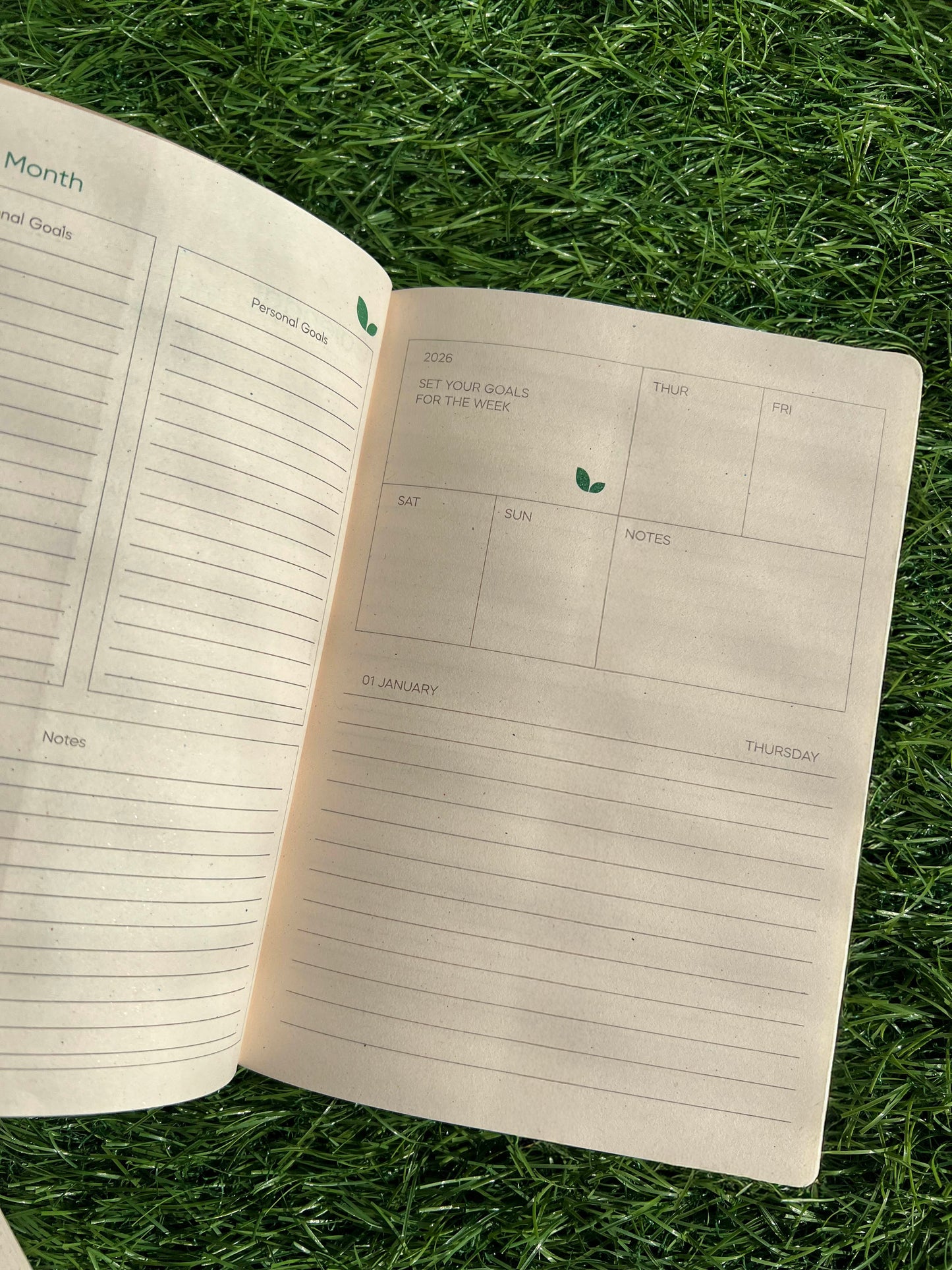 Blossom Journal & Planner 2026 Hand-Embroidered