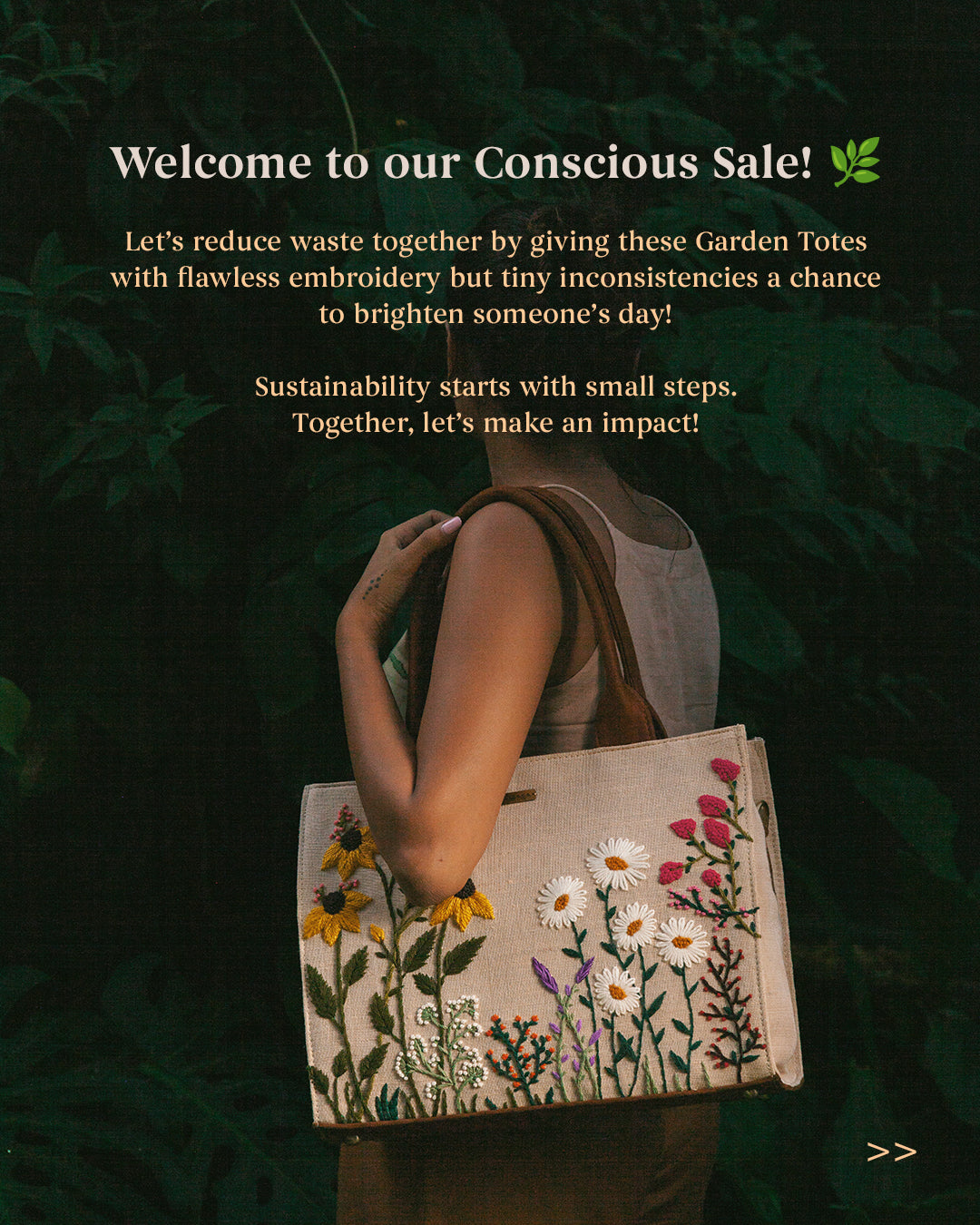 Conscious Sale ~ Garden Tote Bag