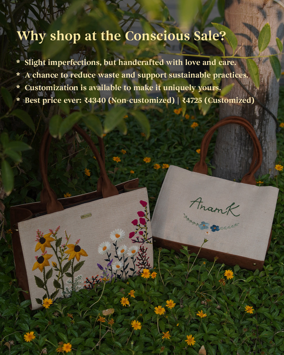 Conscious Sale ~ Garden Tote Bag