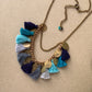 Blue Ocean Tassel Chain Necklace