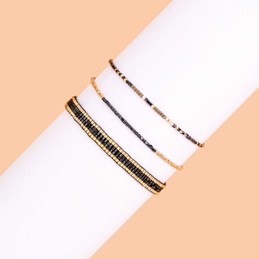 Noir Bracelet stack