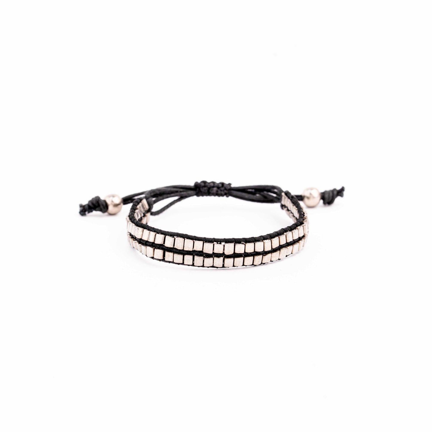 Duo-Silberarmband