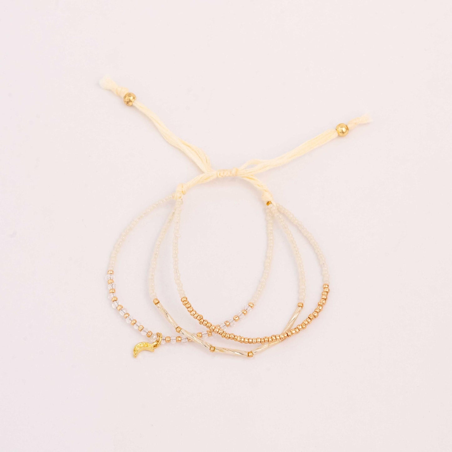 Crystal White Moon Bracelet