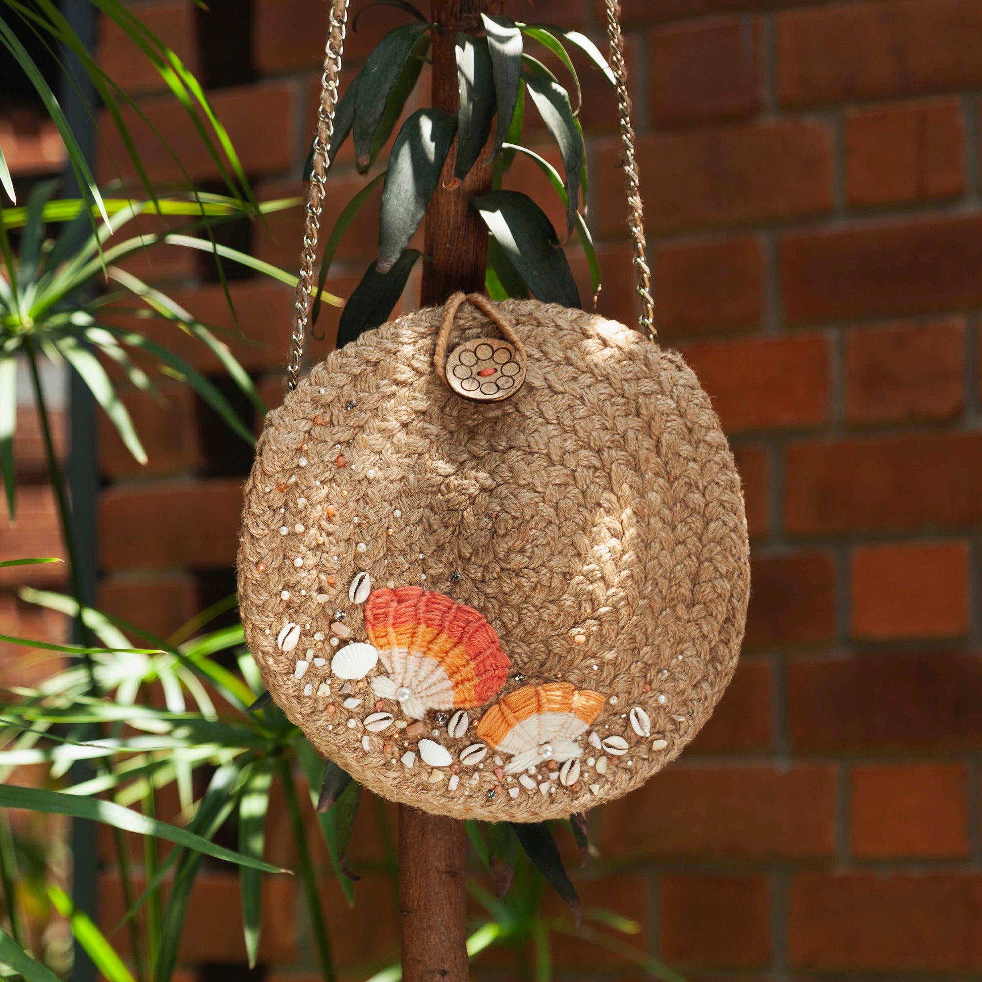 Sea Shell Full Moon Bag 