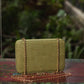 Olive Box Clutch