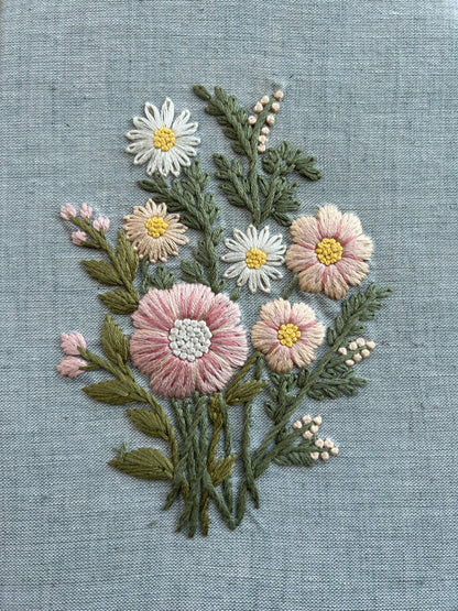 Blossom Journal & Planner 2026 Hand-Embroidered