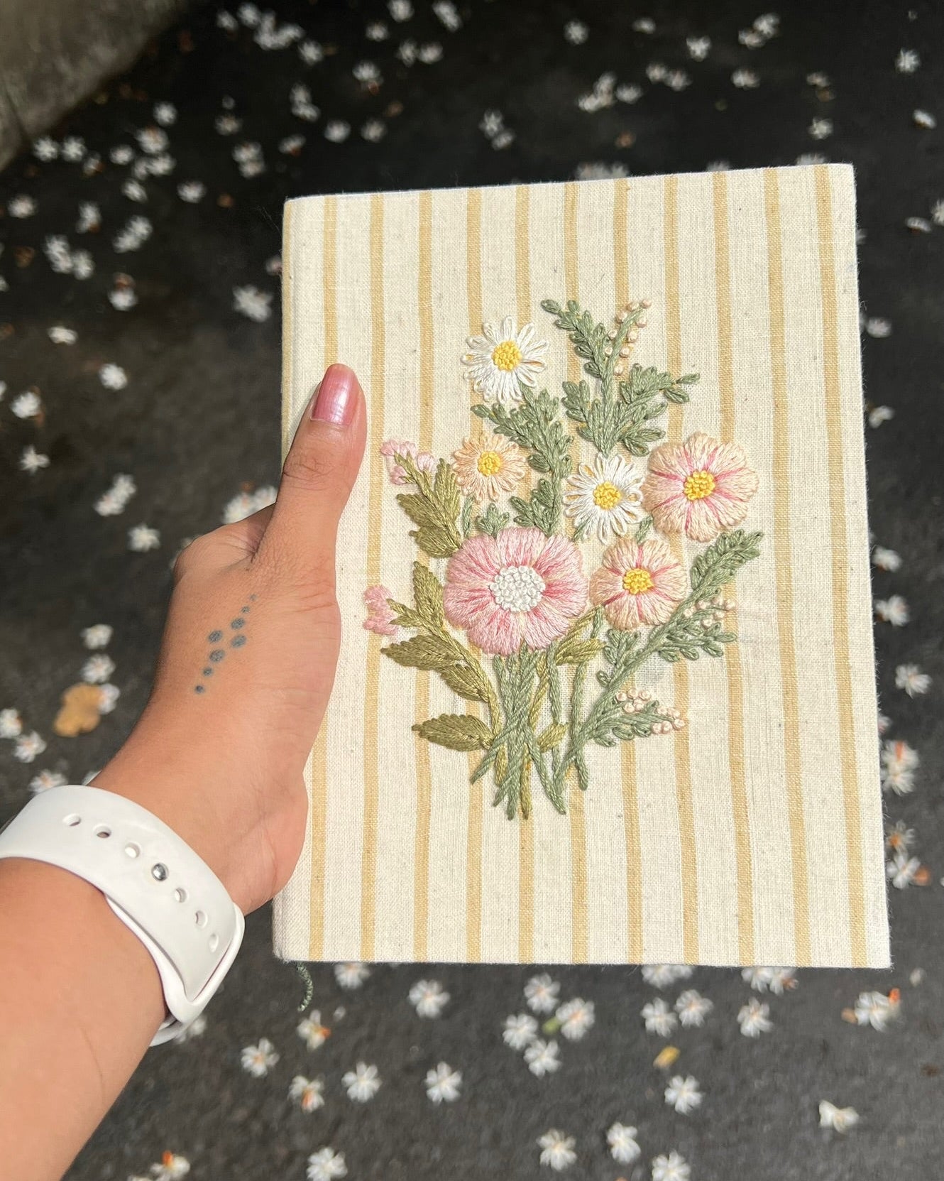 Blossom Journal & Planner 2026 Hand-Embroidered