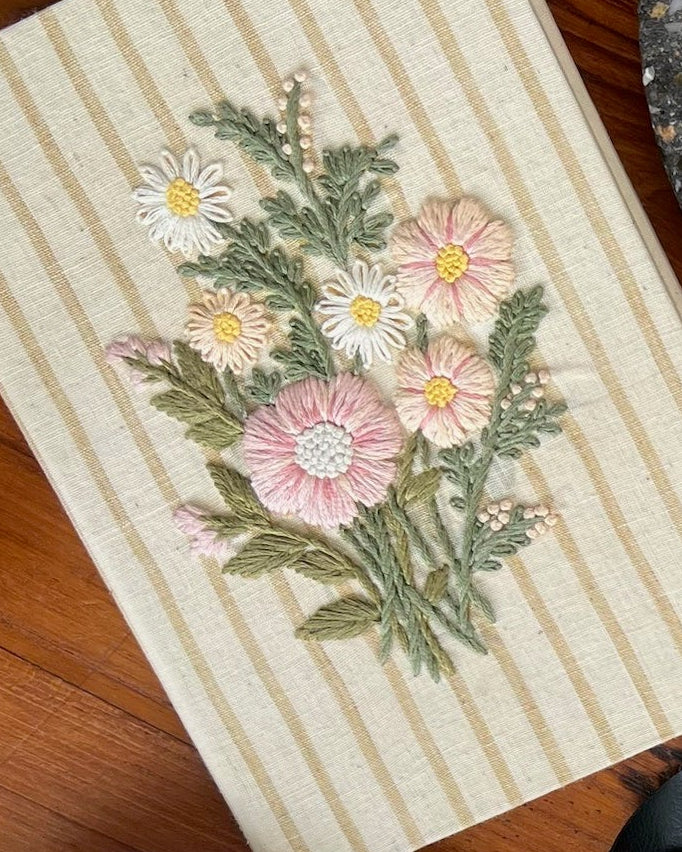 Blossom Journal & Planner 2026 Hand-Embroidered