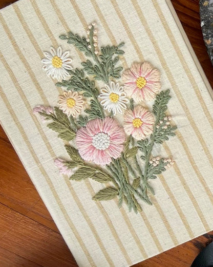 Blossom Journal & Planner 2026 Hand-Embroidered