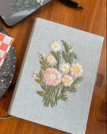 Blossom Journal & Planner 2026 Hand-Embroidered