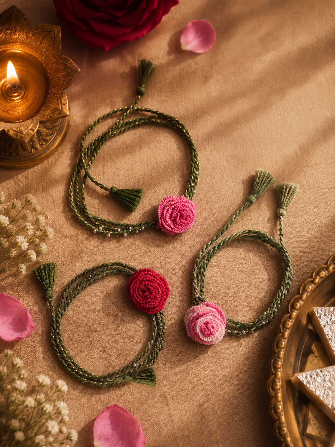 Pankhudi Rose Rakhi