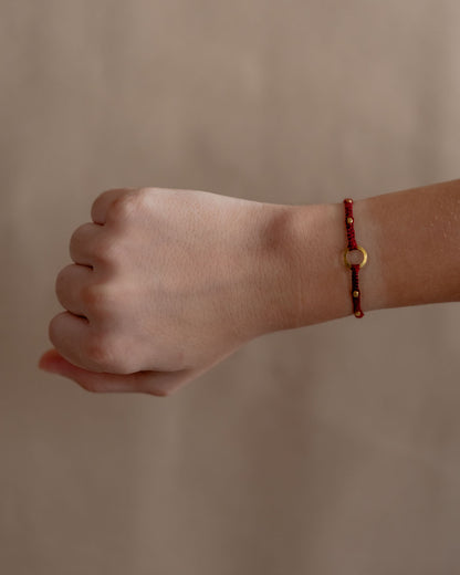 Connection Rakhi ~ Red & Green (Set of 2)