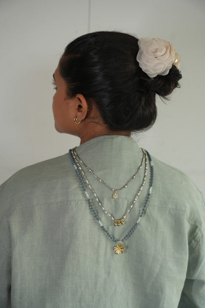 Blue Ocean Layered Necklaces 2in1