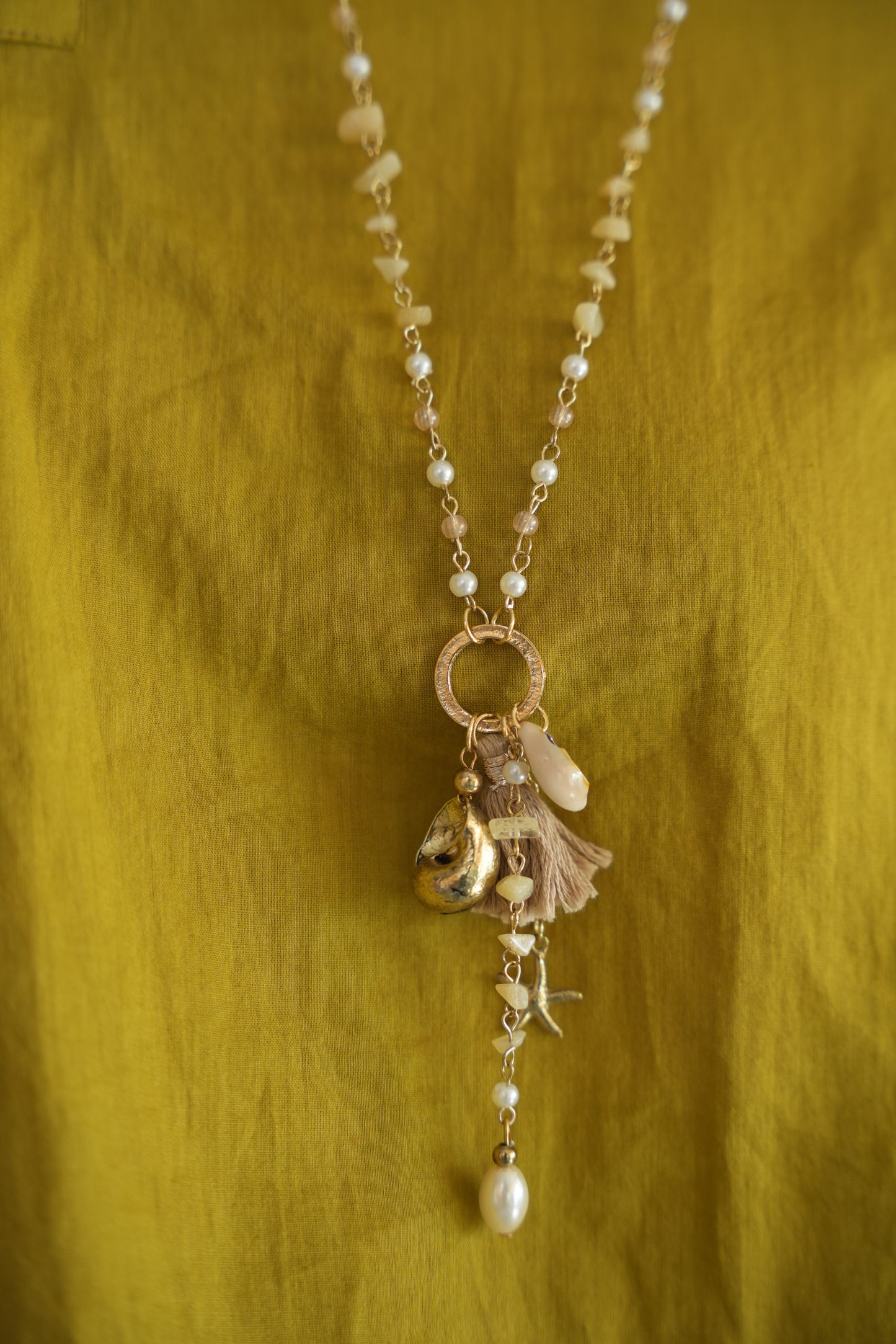 Shell Seeker Long Necklace