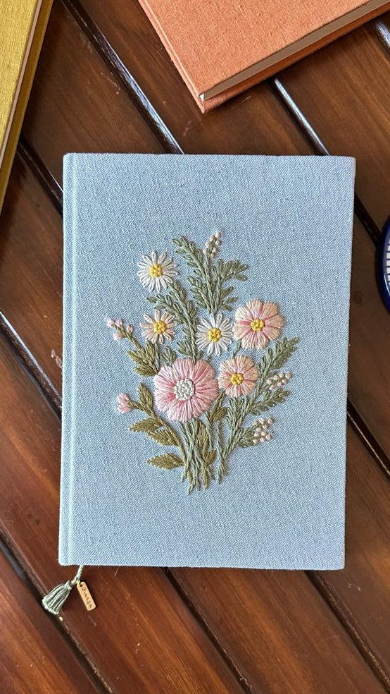Blossom Journal & Planner 2026 Hand-Embroidered