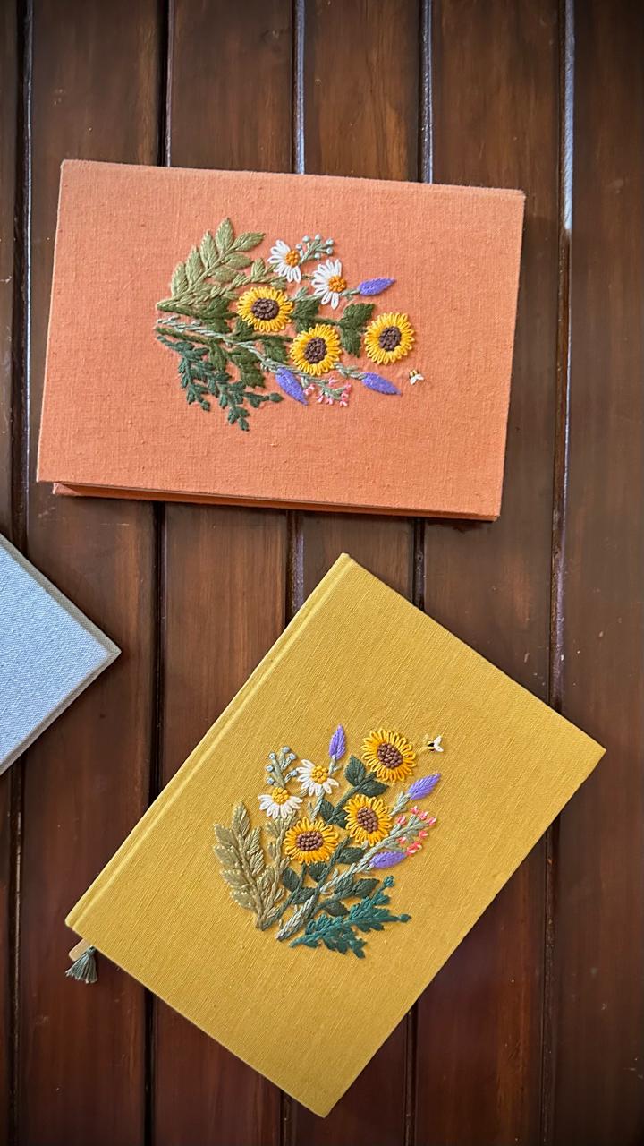 Blossom Journal & Planner 2026 Hand-Embroidered