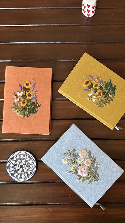 Blossom Journal & Planner 2026 Hand-Embroidered