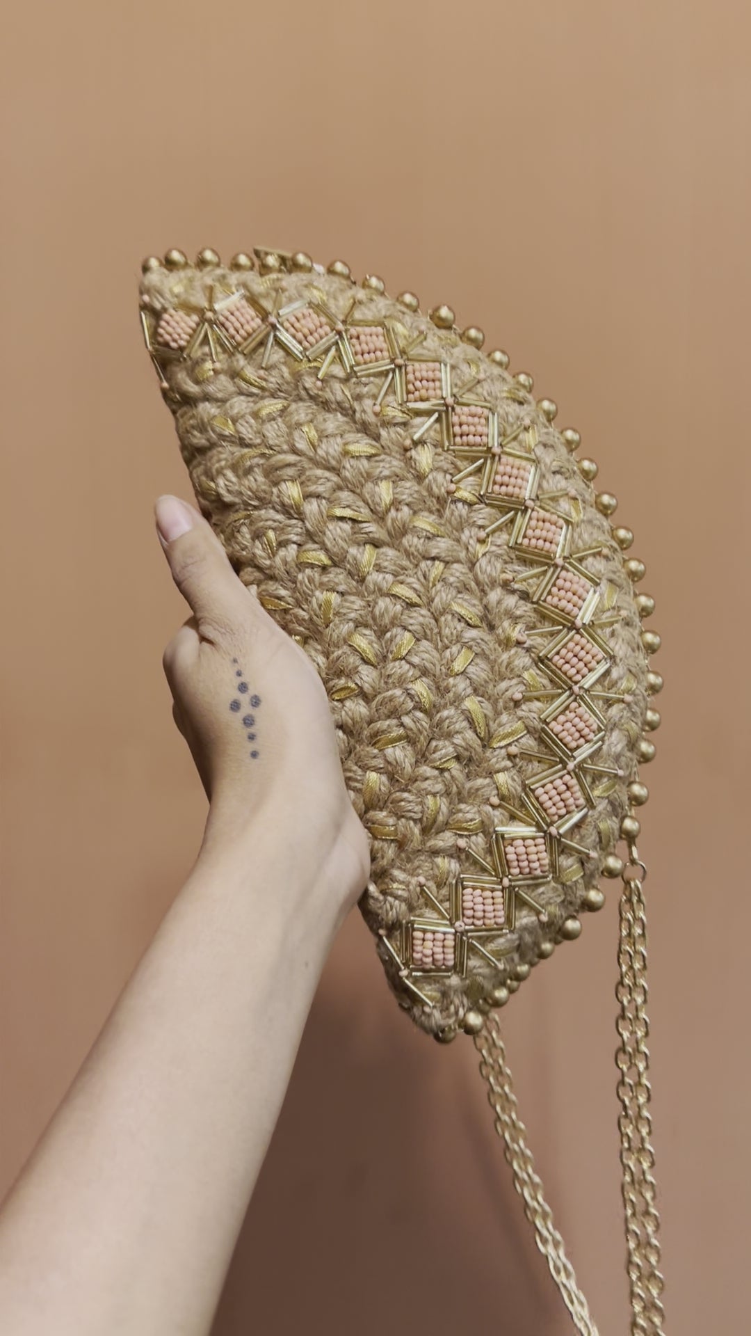 Gold diamond clutch bag online