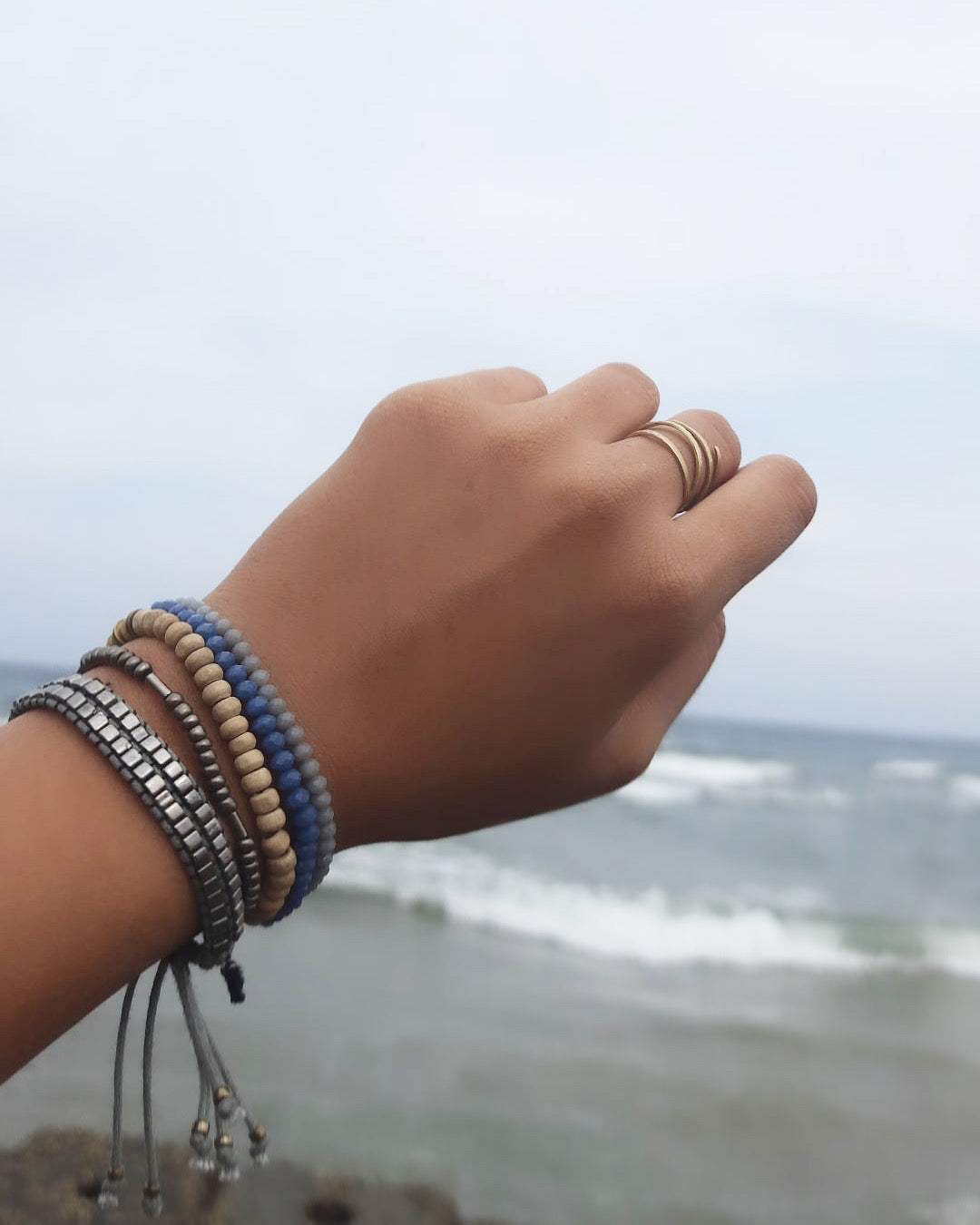 Double Silver Band bracelet