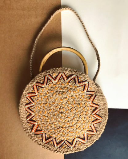 All Natural Aztec Sun Bag